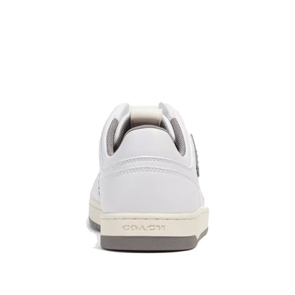 Coach Women's C201 Low Top Sneaker Optic White/Heather Grey