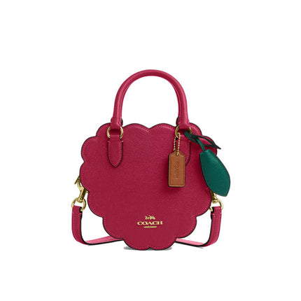 Coach Women's Raspberry Crossbody Gold/Bright Violet