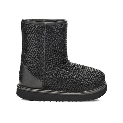 UGG Toddlers Classic II Gel Hearts Black