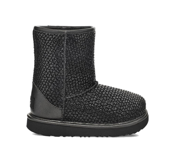 UGG Toddlers Classic II Gel Hearts Black