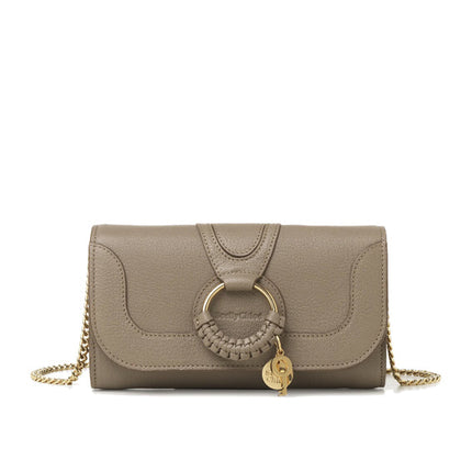 See By Chloé Women's Hana Chain Wallet Motty Grey