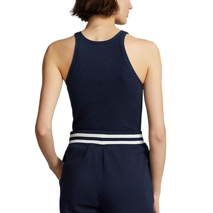 Polo Ralph Lauren Women's Ribbed Cotton Tank Top Newport Navy