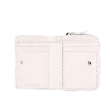 Marc Jacobs Women's The Leather Mini Compact Wallet Cotton