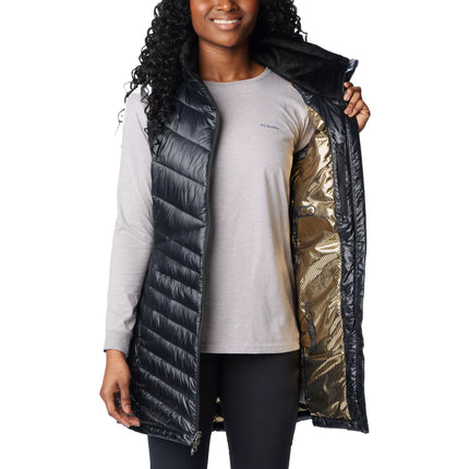 Columbia Women's Joy Peak Long Vest Black