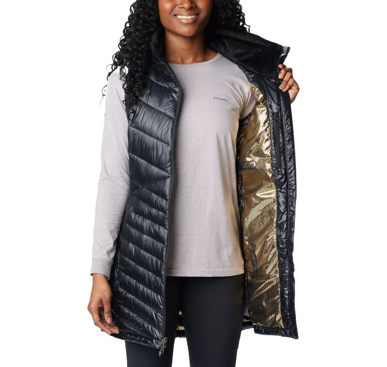 Columbia Women's Joy Peak Long Vest Black