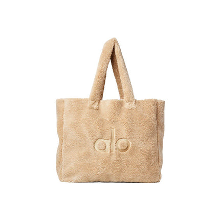 Alo Yoga Women's Foxy Sherpa Tote Camel