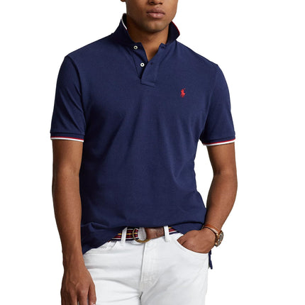 Polo Ralph Lauren Men's Classic Fit Mesh Polo Shirt Newport Navy