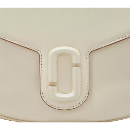 Marc Jacobs Women's The Covered J Marc Large Saddle Bag Cloud White