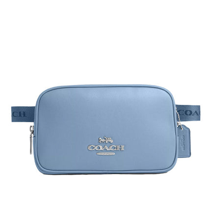 Coach Women's Pace Belt Bag Silver/Cornflowr/Field Flora