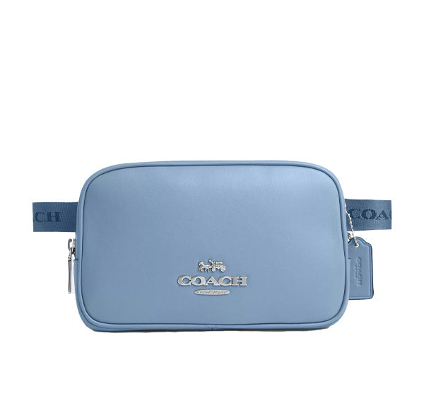 Coach Women's Pace Belt Bag Silver/Cornflowr/Field Flora