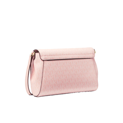 Michael Kors Women's Medium Logo Convertible Crossbody Bag Powder Blush