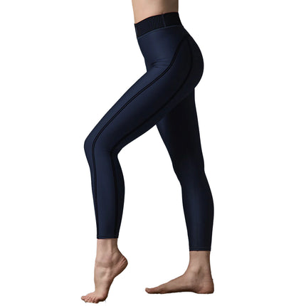 Alo Yoga Women's Airlift High Wasist 7/8 Line Up Legging Navy