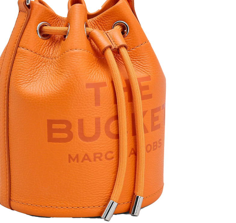 Marc Jacobs Women's The Leather Bucket Bag Tangerine