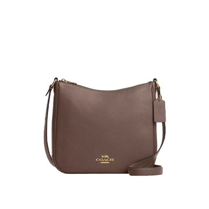 Coach Women's Ellie File Bag Gold/Dark Stone