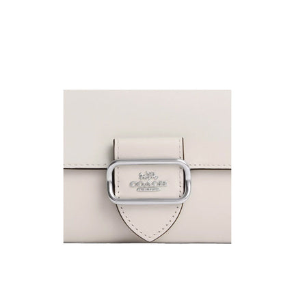 Coach Women's Morgan Slim Wallet Silver/Chalk