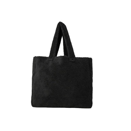 Alo Yoga Women's Foxy Sherpa Tote Black