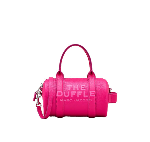 Marc Jacobs Women's The Leather Mini Duffle Bag Hot Pink