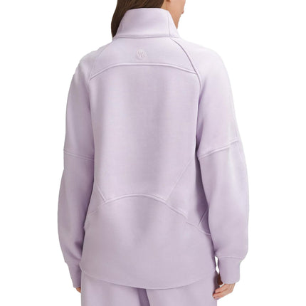 lululemon Women's Scuba Oversized Funnel Neck Half Zip Long Lilac Ether