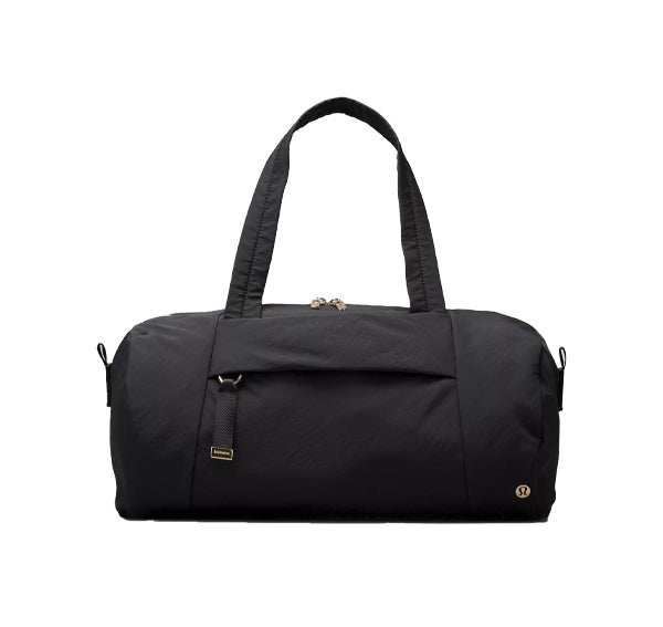 lululemon Women's On My Level Barrel Duffle Bag 16L Black Gold