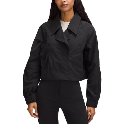 lululemon Women's Cropped Trench Jacket Black