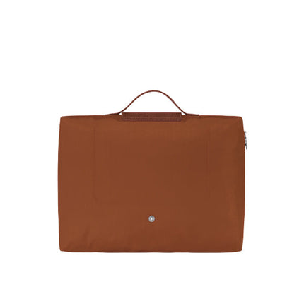 Longchamp Women's Le Pliage Green S Briefcase Cognac