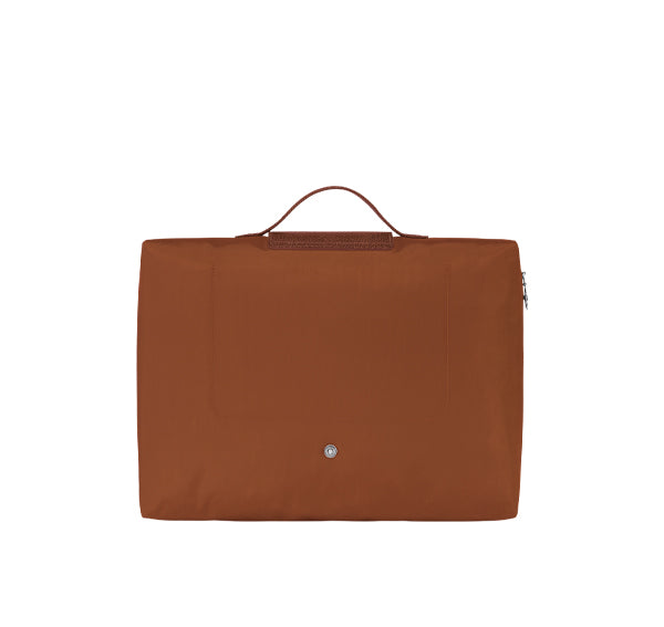 Longchamp Women's Le Pliage Green S Briefcase Cognac
