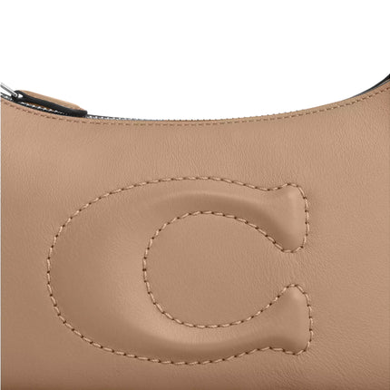 Coach Women's Teri Shoulder Bag Silver/Taupe