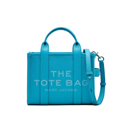 Marc Jacobs Women's The Leather Small Tote Bag Aqua