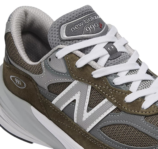 New Balance Unisex Made in USA 990v6 Olive with Grey U990OG6