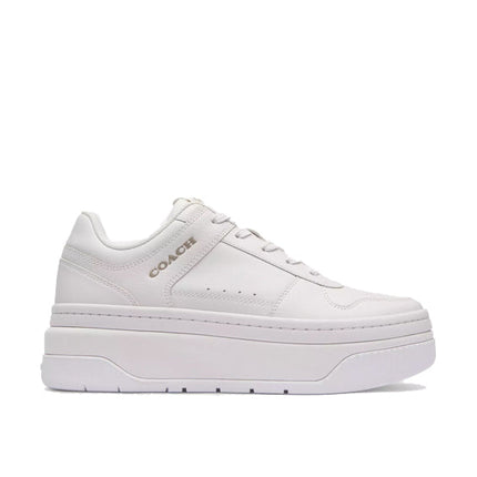 Coach Women's Platform Sneaker Optic White