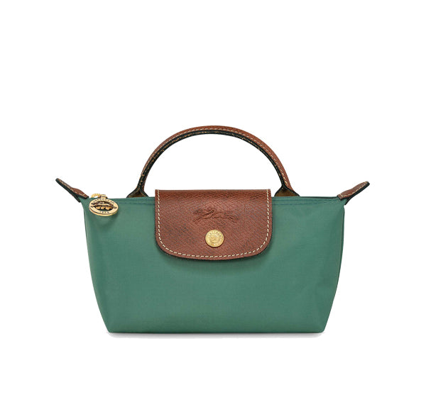 Longchamp Women's Le Pliage Original Pouch With Handle Sage