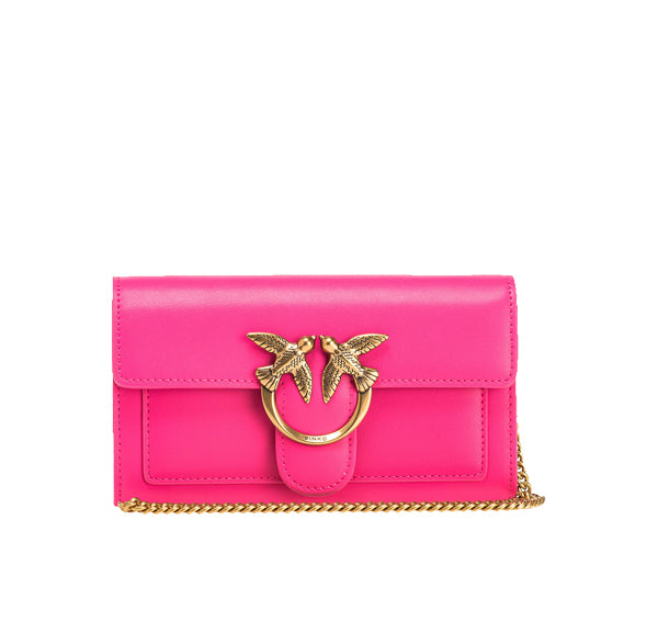 Pinko Women's Love Bag One Wallet Simply Pink