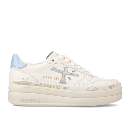 Premiata Women's Micol Sneakers Beige/Blue 6789