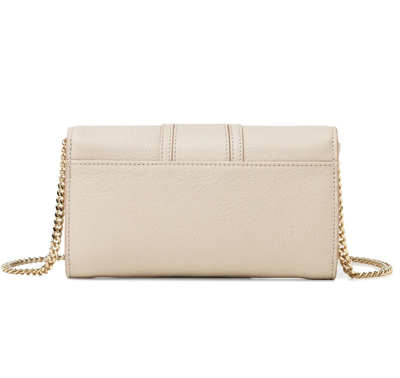 See By Chloé Women's Hana Chain Wallet Cement Beige