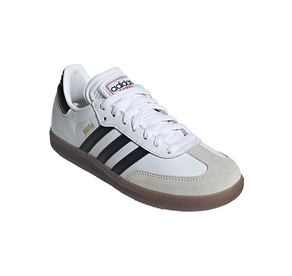 Adidas Big Kid's Samba J Cloud White/Core Black/Gum IF1944