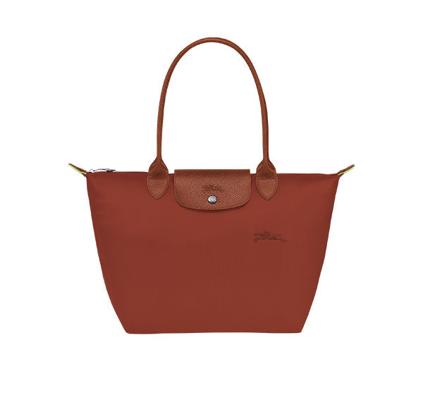 Longchamp Women's Le Pliage Green M Tote Bag Chestnut