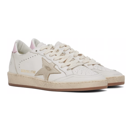 Golden Goose Women's Ball Star Sneakers White/Pink