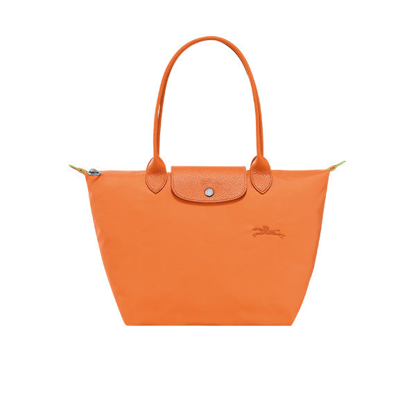 Longchamp Women's Le Pliage Green M Tote Bag Orange