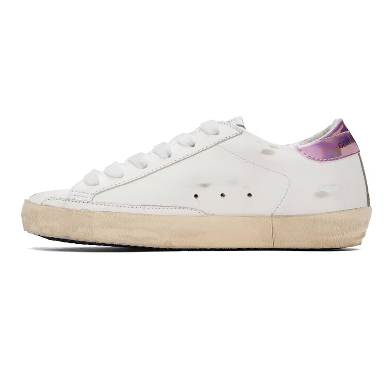 Golden Goose Women's Super Star Sneakers Pink Iridescent