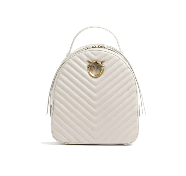 Pinko Women's Love Backpack Ivory