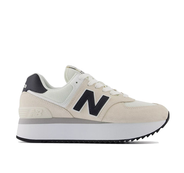 New Balance Women's 574+ Linen with Sea Salt and Phantom WL574ZAH