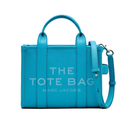 Marc Jacobs Women's The Leather Medium Tote Bag Aqua