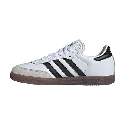 Adidas Big Kid's Samba J Cloud White/Core Black/Gum IF1944 - Special Price