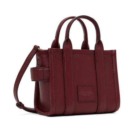 Marc Jacobs Women's The Leather Mini Tote Bag Cherry