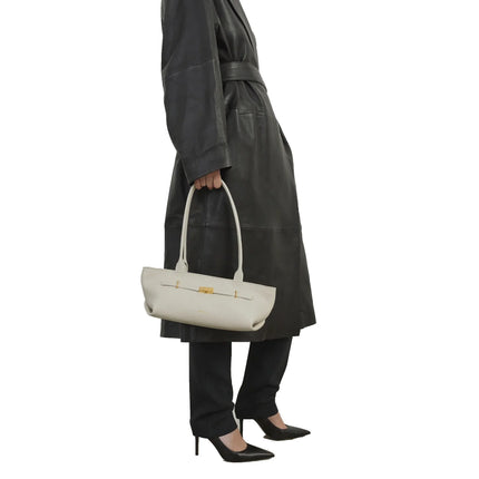 DeMellier London Women's The New York Shoulder Off White Small Grain
