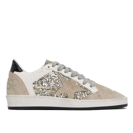 Golden Goose Women's Ball Star Sneakers Shine/Taupe - Ready to Ship