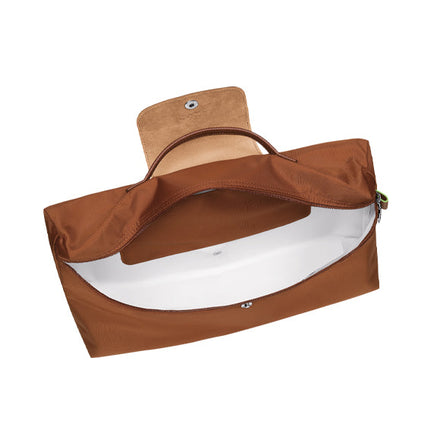 Longchamp Women's Le Pliage Green S Briefcase Cognac