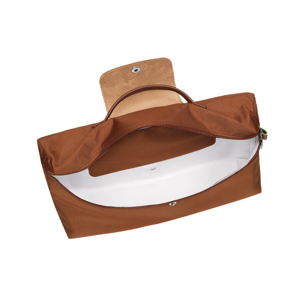 Longchamp Women's Le Pliage Green S Briefcase Cognac