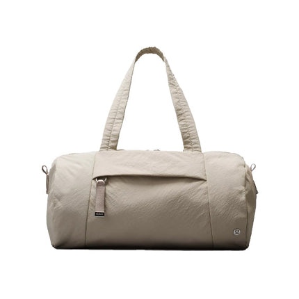 lululemon Women's On My Level Barrel Duffle Bag 16L Raw Linen