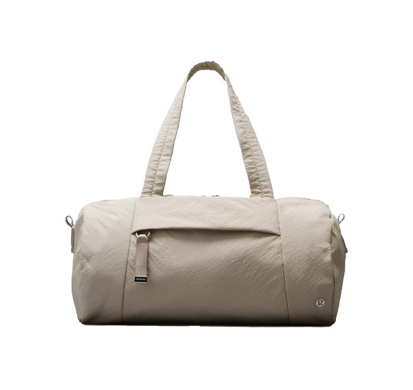 lululemon Women's On My Level Barrel Duffle Bag 16L Raw Linen